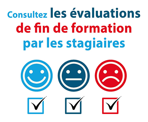 Consultez les évaluations de fin de formation par les stagiaires